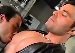 Gay Male Porn Stars Dressed In Leather - Leather Gay Porn Video