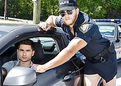 gay cum in my ass police